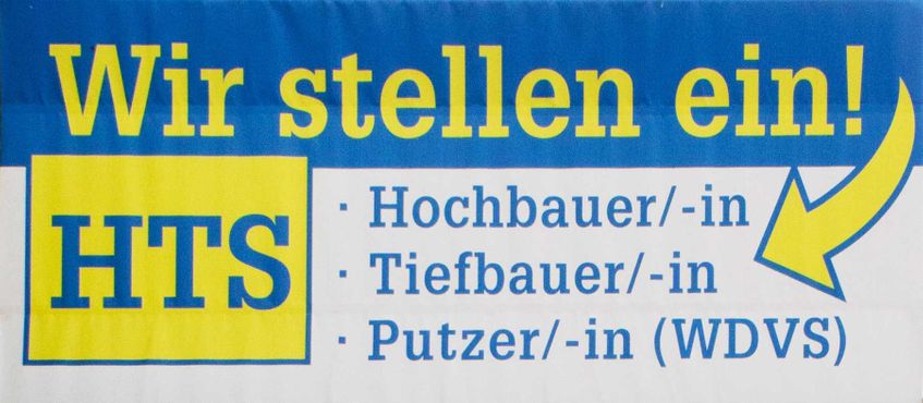 Stellenangebote der ​HTS Bauunternehmen GmbH​ aus Sangerhausen